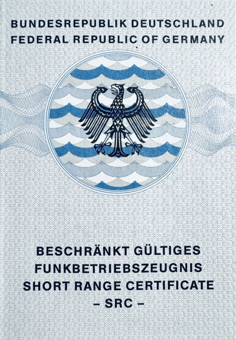 SRC Funkschein - Nautigo Short Range Certificate Beschränkt Gültiges Funkbetriebszeugnis