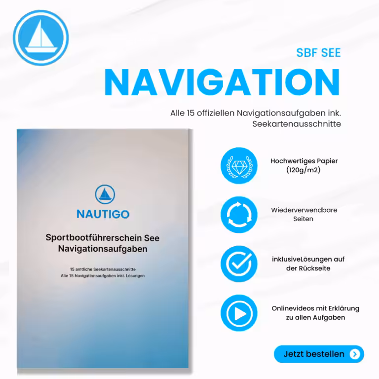 SBF See Seekarten (Sportbootführerschein See Navigationsaufgaben)
