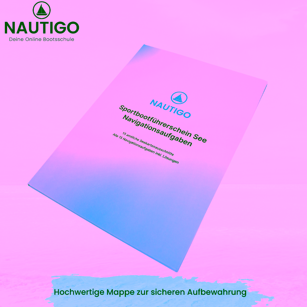 SBF See Seekarten (Sportbootführerschein See Navigationsaufgaben) - Nautigo Sbf See Seekarten (Sportbootführerschein See Navigationsaufgaben) – Bild 3