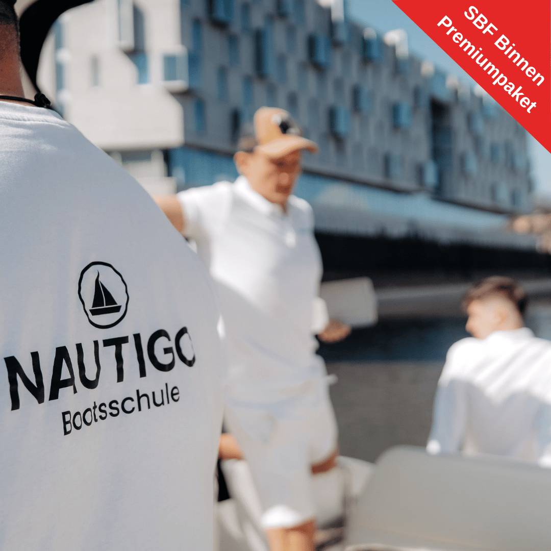 SBF Binnen Nautigo Premiumpaket schulung vor ort Bootsführerschein Sportbootführerschein Online Bootsschule