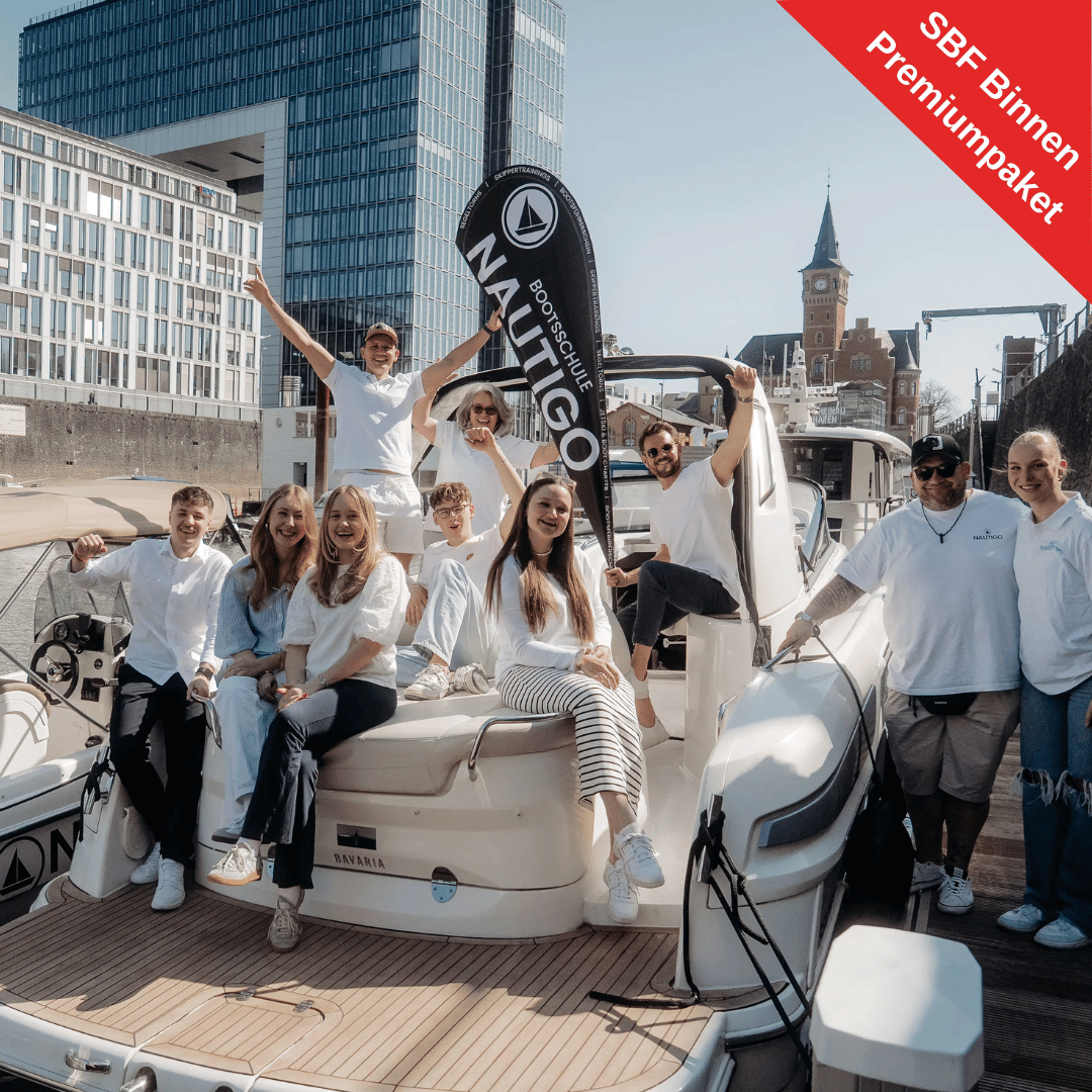 SBF Binnen Prüfung erfolgreich ebstanden Bootsführerschein Sportbootführerschein Online Bootsschule