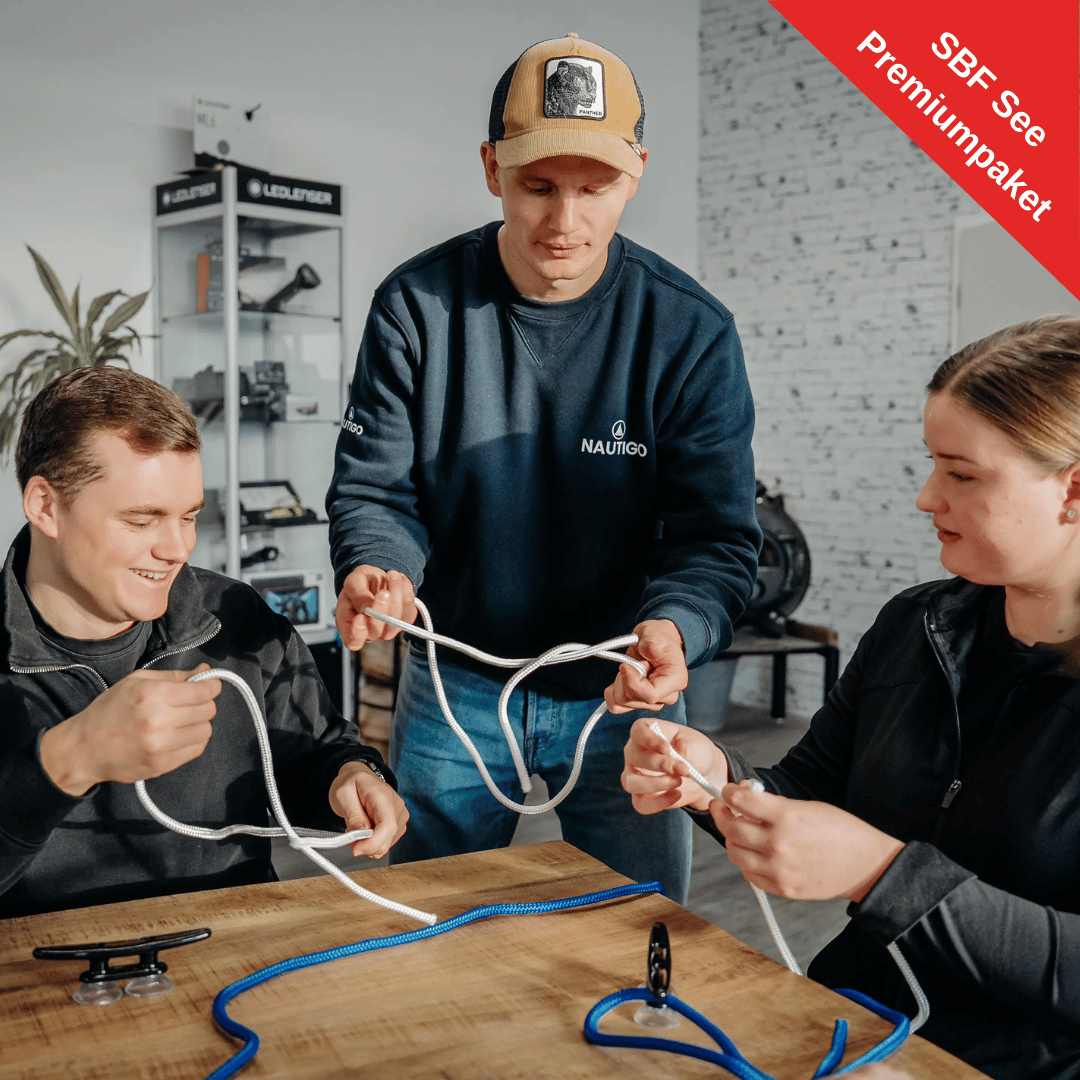 SBF See Knotenkunde Bootsführerschein Sportbootführerschein Online Bootsschule