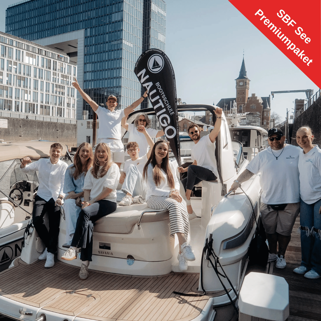 SBF See Praxisausbildung erfolgreich SBF bestehen Bootsführerschein Sportbootführerschein Online Bootsschule