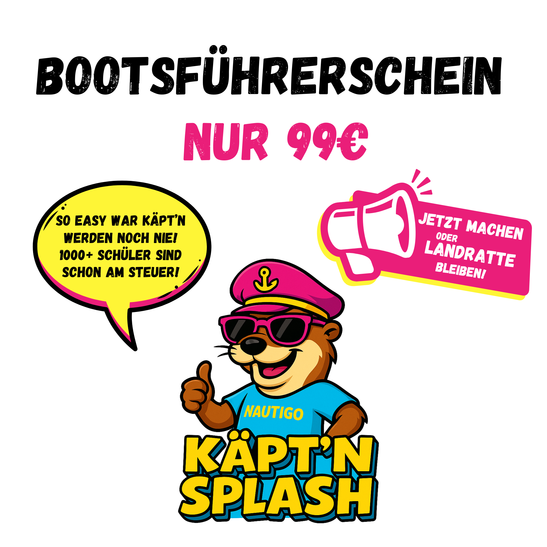 So easy war Käpt'n werden noch nie! Bootsführerschein