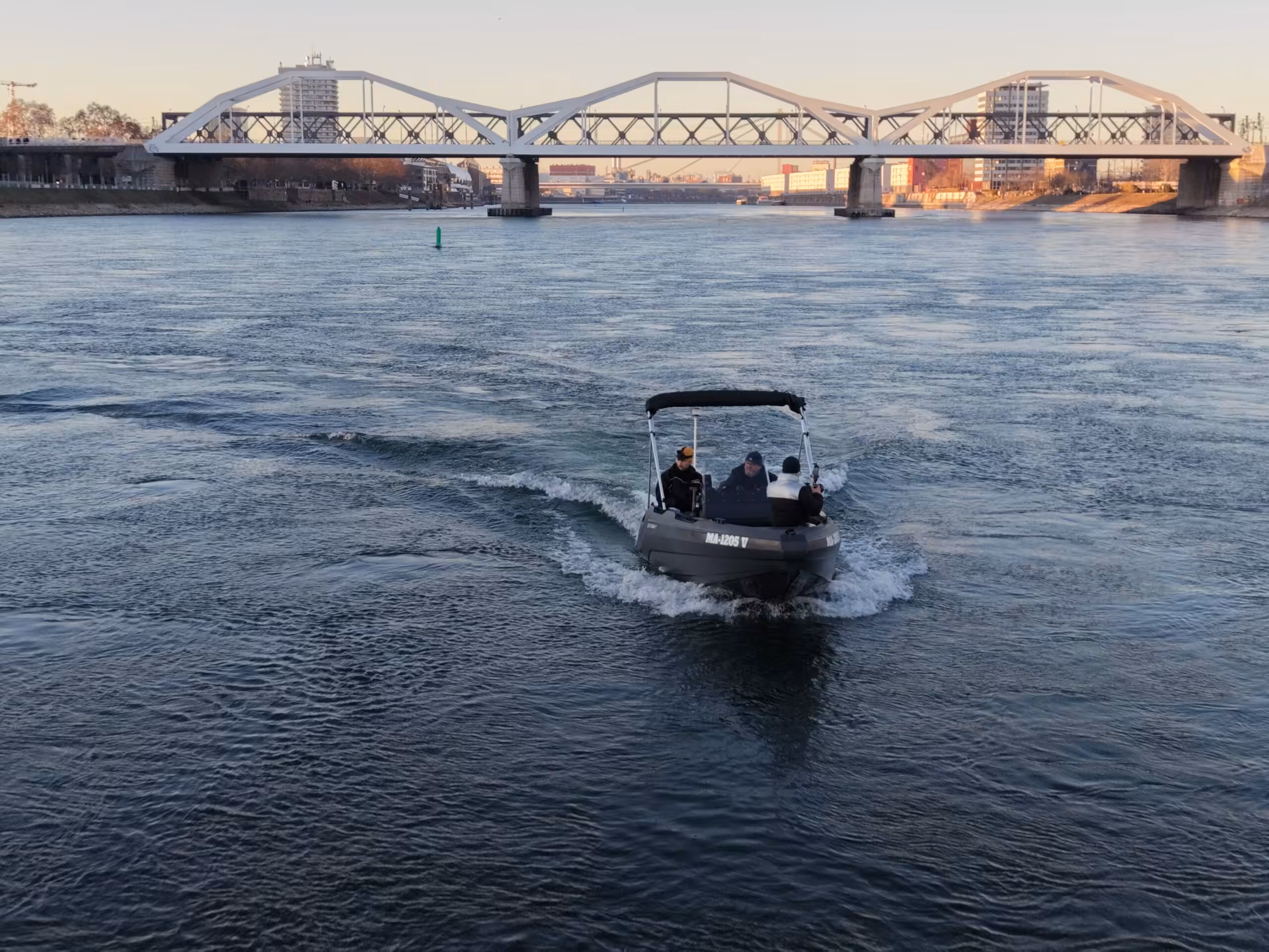 Prüfungsfahrt Rhein